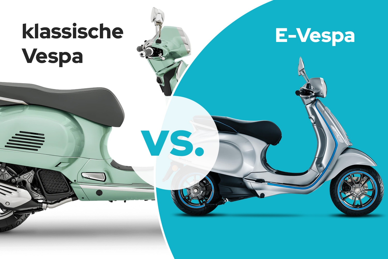 Unterschiede Elektro Vespa vs. Klassische Vespa