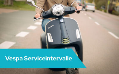 Wann muss meine Vespa zur Wartung? – Alle Serviceintervalle im Überblick